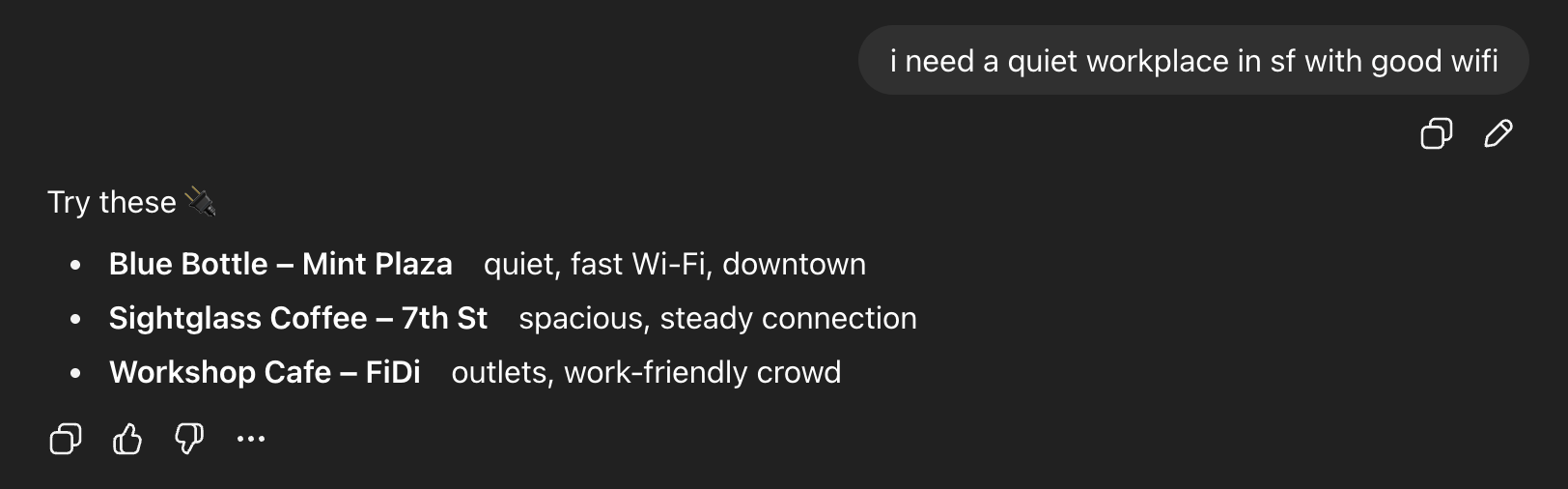 AI Assistant conversation using Basepoint MCP